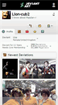 Mobile Screenshot of lion-cub2.deviantart.com