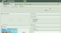 Desktop Screenshot of expandranon.deviantart.com
