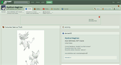 Desktop Screenshot of mystical-magician.deviantart.com
