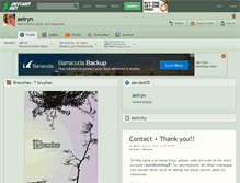 Tablet Screenshot of aeiryn.deviantart.com