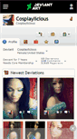 Mobile Screenshot of cosplaylicious.deviantart.com