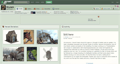 Desktop Screenshot of dryjack.deviantart.com