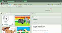 Desktop Screenshot of jessiecom.deviantart.com