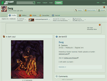 Tablet Screenshot of dazg.deviantart.com