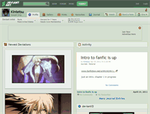 Tablet Screenshot of kintetsu.deviantart.com