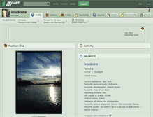 Tablet Screenshot of lessdesire.deviantart.com