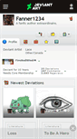 Mobile Screenshot of fanner1234.deviantart.com