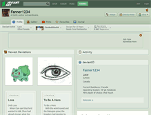 Tablet Screenshot of fanner1234.deviantart.com