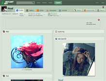 Tablet Screenshot of nsud.deviantart.com