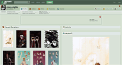 Desktop Screenshot of craxy-nights.deviantart.com