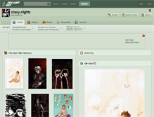 Tablet Screenshot of craxy-nights.deviantart.com