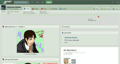 Desktop Screenshot of matsuda-skanks.deviantart.com