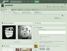Tablet Screenshot of eyesofsatan.deviantart.com