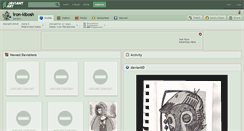 Desktop Screenshot of iron-kibosh.deviantart.com