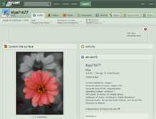 Tablet Screenshot of kiya71677.deviantart.com