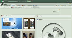 Desktop Screenshot of nucu.deviantart.com