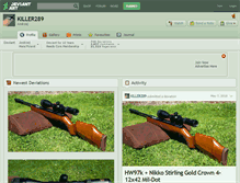 Tablet Screenshot of killer289.deviantart.com
