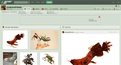 Desktop Screenshot of creaturesfromel.deviantart.com