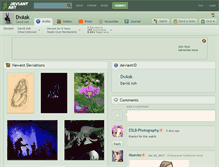 Tablet Screenshot of dvask.deviantart.com