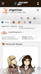 Mobile Screenshot of jingelchan.deviantart.com