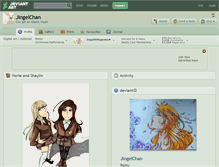 Tablet Screenshot of jingelchan.deviantart.com