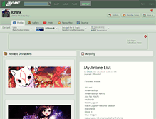 Tablet Screenshot of ichink.deviantart.com