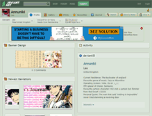 Tablet Screenshot of annuniki.deviantart.com