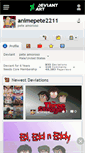 Mobile Screenshot of animepete2211.deviantart.com