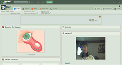 Desktop Screenshot of davh.deviantart.com