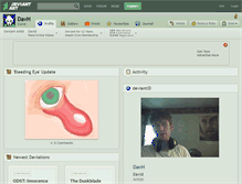 Tablet Screenshot of davh.deviantart.com