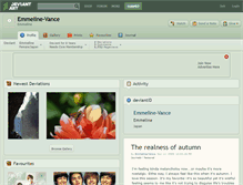 Tablet Screenshot of emmeline-vance.deviantart.com