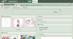 Desktop Screenshot of moonbeam-knight.deviantart.com