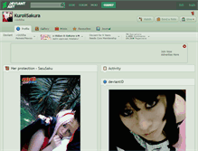 Tablet Screenshot of kuroiisakura.deviantart.com