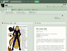 Tablet Screenshot of idgit.deviantart.com