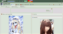 Desktop Screenshot of heartless-doll.deviantart.com