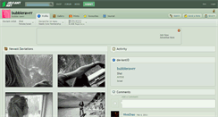 Desktop Screenshot of bubblerawrr.deviantart.com