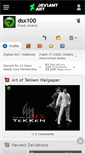 Mobile Screenshot of dsx100.deviantart.com