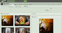 Desktop Screenshot of misty-angel.deviantart.com