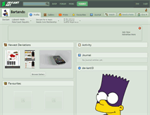 Tablet Screenshot of bartando.deviantart.com