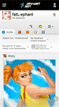 Mobile Screenshot of fatl-ephant.deviantart.com