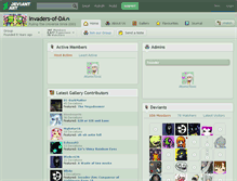 Tablet Screenshot of invaders-of-da.deviantart.com