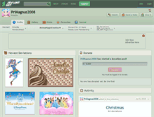 Tablet Screenshot of primagnus2008.deviantart.com
