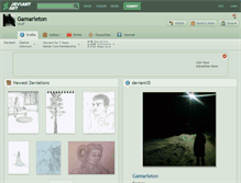 Tablet Screenshot of gamarleton.deviantart.com