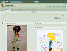 Tablet Screenshot of colour-clash.deviantart.com