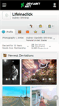 Mobile Screenshot of lifeinaclick.deviantart.com