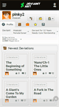 Mobile Screenshot of pinky2.deviantart.com