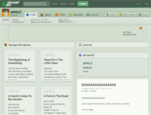 Tablet Screenshot of pinky2.deviantart.com