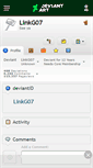 Mobile Screenshot of linkg07.deviantart.com