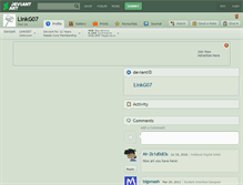 Tablet Screenshot of linkg07.deviantart.com