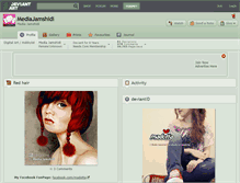 Tablet Screenshot of mediajamshidi.deviantart.com